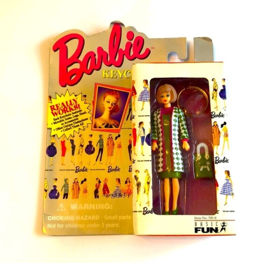 Barbie Poodle Parade Keychain 1995